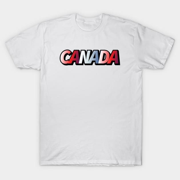 Canada T-Shirt by Sthickers